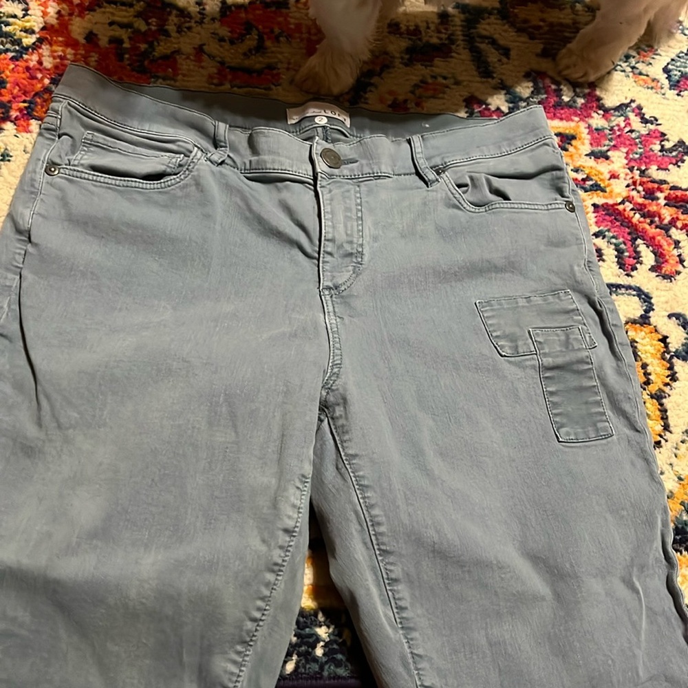 6 Loft colored jeans. Blue gray color. Very cute sized pockets.​